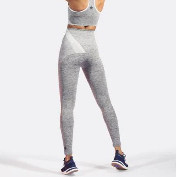 LNDR Comet Leggings in Metallic Silver Grey - M / L - Picture 4 of 12